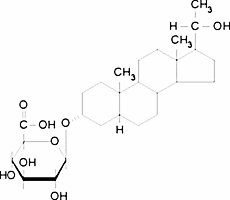 5β-Pregnane-3α,20α-diol glucuronide