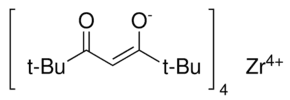 Zirconium tetrakis(2,2,6,6-tetramethyl-3,5-heptanedionate)