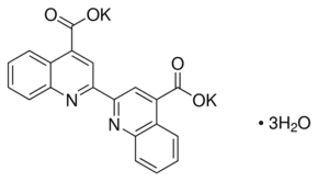 2,2′-Biquinoline-4,4′-dicarboxylic acid dipotassium salt trihydrate