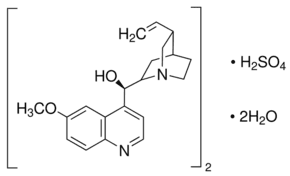 Quinine hemisulfate salt monohydrate