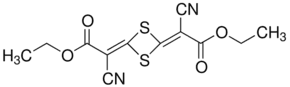 Diethyl 2,2′-(1,3-dithietane-2,4-diylidene)bis(cyanoacetate)
