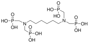 Hexamethylenediamine-N,N,N′,N′-tetrakis(methylphosphonic acid) solution