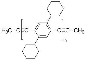 Poly(2,5-dicyclohexylphenylene-1,4-ethynylene)