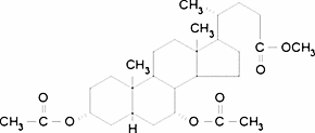 Chenodeoxycholic acid diacetate methyl ester