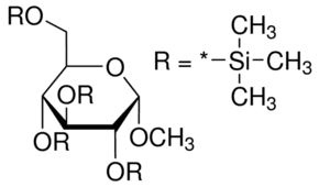 Methyl 2,3,4,6-tetra-O-(trimethylsilyl)-α-D-glucopyranoside