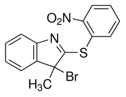 3-Bromo-3-methyl-2-(2-nitrophenylthio)-3H-indole