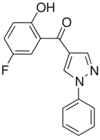 5′-Fluoro-2′-hydroxyphenyl 1-phenyl-1H-pyrazol-4-yl ketone