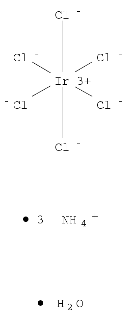 Ammonium hexachloroiridate(III) monohydrate