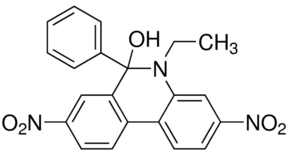 5-Ethyl-5,6-dihydro-3,8-dinitro-6-phenyl-6-phenanthridinol