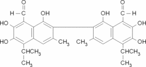 (±)-Gossypol from cotton seeds