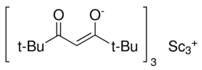 Scandium(III) tris(2,2,6,6-tetramethyl-3,5-heptanedionate) hydrate