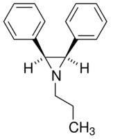 cis-2,3-Diphenyl-1-propylaziridine