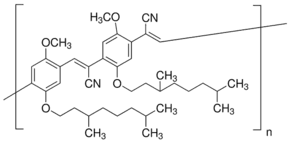 Poly(5-(3,7-dimethyloctyloxy)-2-methoxy-cyanoterephthalylidene)