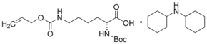 Boc-D-Lys(Alloc)-OH (dicyclohexylammonium) salt