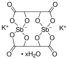 Potassium antimony(III) tartrate hydrate