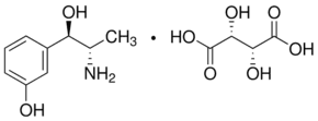 Metaraminol (+)-bitartrate salt