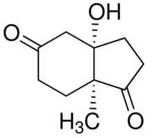 (3aS,7aS)-(+)-Hexahydro-3a-hydroxy-7a-methyl-1,5-indandione