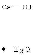 Cesium hydroxide monohydrate