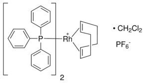 (1,5-Cyclooctadiene)bis(triphenylphosphine)rhodium(I) hexafluorophosphate dichloromethane complex (1:1)