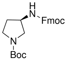 (R)-(−)-N-Boc-3-N-Fmoc-aminopyrrolidine