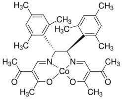 (1R,2R)-N,N′-Bis(2-acetyl-3-oxo-2-butenylidene)-1,2-dimesitylethylenediaminato cobalt(II)
