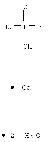 Calcium fluorophosphate dihydrate