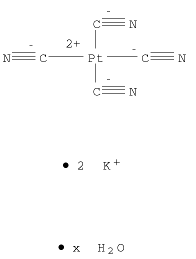 Potassium tetracyanoplatinate(II) hydrate