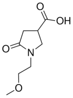 1-(2-Methoxyethyl)-5-oxopyrrolidine-3-carboxylic acid
