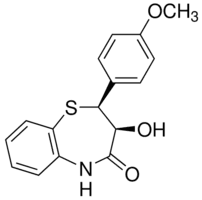 (2S-cis)-(+)-2,3-Dihydro-3-hydroxy-2-(4-methoxyphenyl)-1,5-benzothiazepin-4(5H)-one