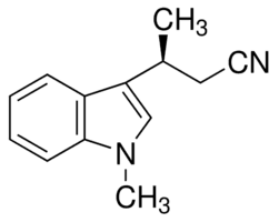 (3S)-(−)-3-(1-Methyl-1H-indol-3-yl)butanenitrile