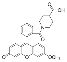 1-(O′-Methylfluoresceinyl)piperidine-4-carboxylic acid