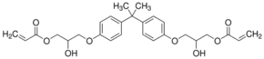 Bisphenol A glycerolate (1 glycerol/phenol) diacrylate