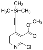 2-Chloro-4-trimethylsilanylethynyl-nicotinic acid methyl ester