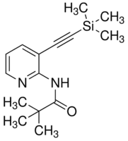2,2-Dimethyl-N-(3-trimethylsilanylethynyl-pyridin-2-yl)-propionamide