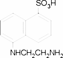 5-(2-Aminoethylamino)-1-naphthalenesulfonic acid