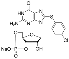 8-(4-Chlorophenylthio)-guanosine 3′,5′-cyclic monophosphate sodium salt