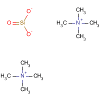 Tetramethylammonium silicate solution