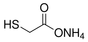 Ammonium thioglycolate solution