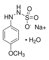 2-(4-Methoxyphenyl)hydrazinesulfonic acid sodium salt monohydrate