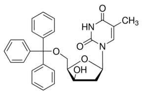 5′-O-Trityl-2′-deoxy-β-D-lyxofuranosylthymine