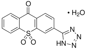3-(1H-Tetrazol-5-yl)-9H-thioxanthen-9-one 10,10-dioxide monohydrate