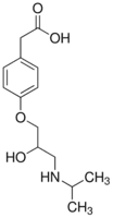 4-(2-Hydroxy-3-isopropylaminopropoxy)phenylacetic acid