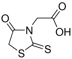 4-Oxo-2-thioxo-3-thiazolidinylacetic acid