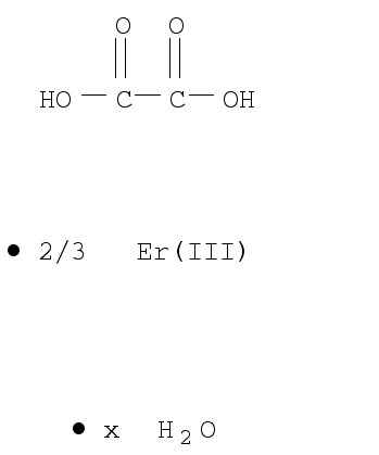 Erbium(III) oxalate hydrate