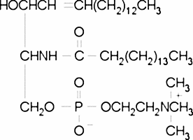 N-Palmitoyl-D-sphingomyelin semisynthetic from bovine brain sphingomyelin
