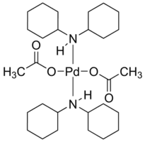 trans-Bis(dicyclohexylamine)palladium(II) acetate