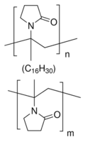 Poly(1-vinylpyrrolidone)-graft-(1-hexadecene)