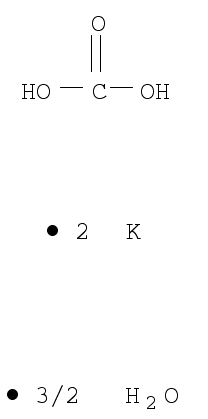 Potassium carbonate sesquihydrate