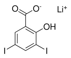 Lithium 3,5-diiodosalicylate