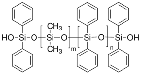 Poly(dimethylsiloxane-co-diphenylsiloxane), dihydroxy terminated